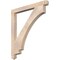 Ekena Millwork Imperial Arts & Crafts Smooth Bracket, Douglas Fir, 3 1/2"W x 40"D x 44"H BKT04X40X44IMP03SDF - alternate 1